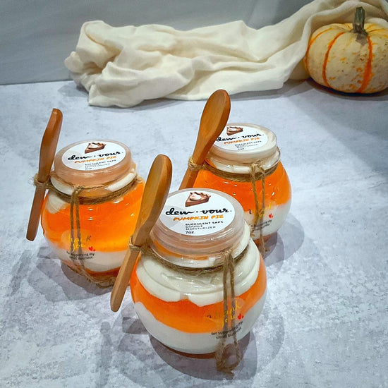 Pumpkin Pie Succulent Sap | Double Moisturizer | Collagen Boosting | Glowing Skin Butter | All Skin Types | Hydrating Silky Cream