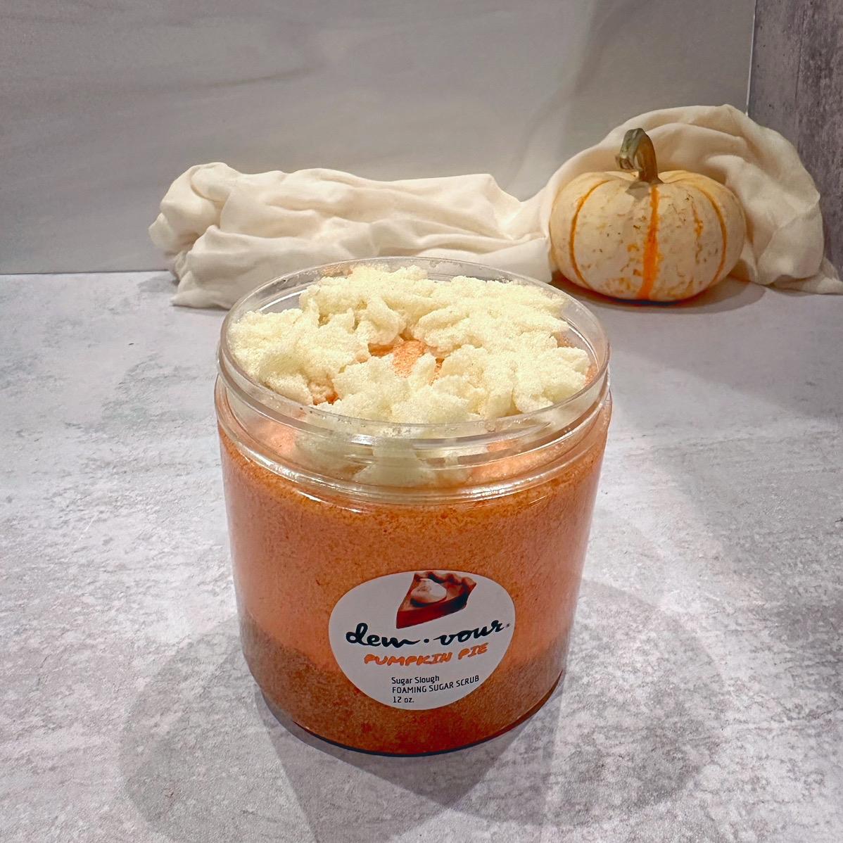 Pumpkin Pie Glow Scrub | Dry Skin | Collagen Boosting Exfoliant  Foaming Body Scrub | Body Polisher | | Body Polish | Illuminating | Pumpkin Seed Oill