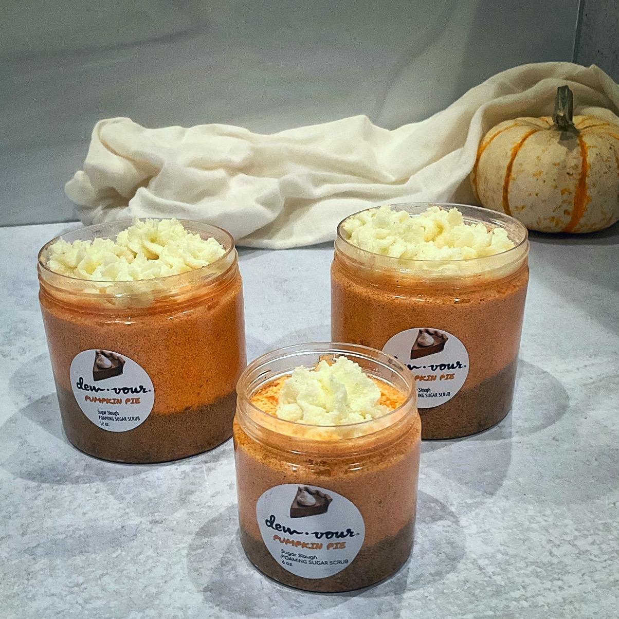 Pumpkin Pie Glow Scrub | Dry Skin | Collagen Boosting Exfoliant  Foaming Body Scrub | Body Polisher | | Body Polish | Illuminating | Pumpkin Seed Oill