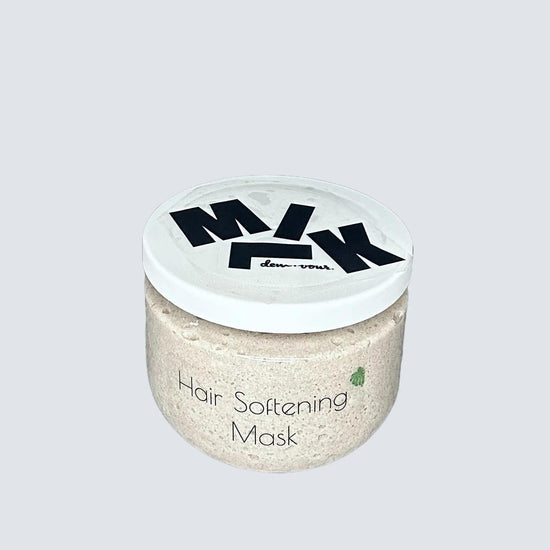 MiLk Hair Softening Mask | Anti Frizz | Clay + Aloe Hair Masque | Matte Finish | Hair Strengthening | Conditioning | Hair Vitamins | 8 oz.